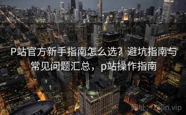 P站官方新手指南怎么选？避坑指南与常见问题汇总，p站操作指南