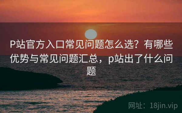 P站官方入口常见问题怎么选？有哪些优势与常见问题汇总，p站出了什么问题