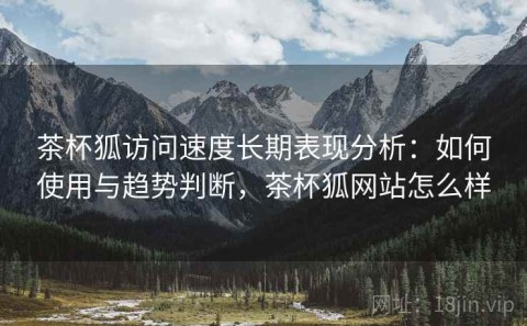 茶杯狐访问速度长期表现分析：如何使用与趋势判断，茶杯狐网站怎么样