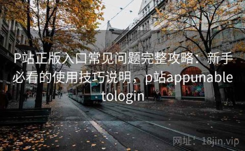 P站正版入口常见问题完整攻略：新手必看的使用技巧说明，p站appunabletologin