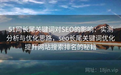 51网长尾关键词对SEO的影响：实测分析与优化思路，seo长尾关键词优化提升网站搜索排名的秘籍