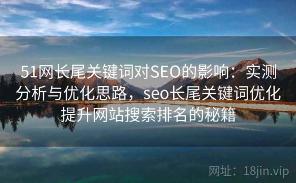51网长尾关键词对SEO的影响：实测分析与优化思路，seo长尾关键词优化提升网站搜索排名的秘籍