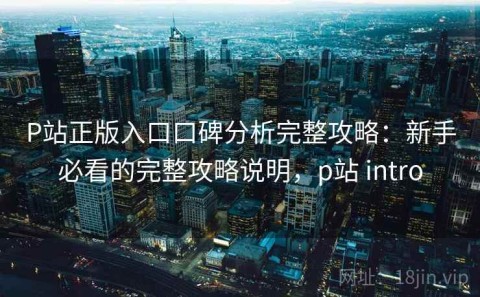 P站正版入口口碑分析完整攻略：新手必看的完整攻略说明，p站 intro