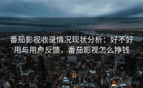 番茄影视收录情况现状分析：好不好用与用户反馈，番茄影视怎么挣钱