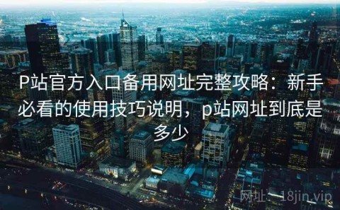 P站官方入口备用网址完整攻略：新手必看的使用技巧说明，p站网址到底是多少