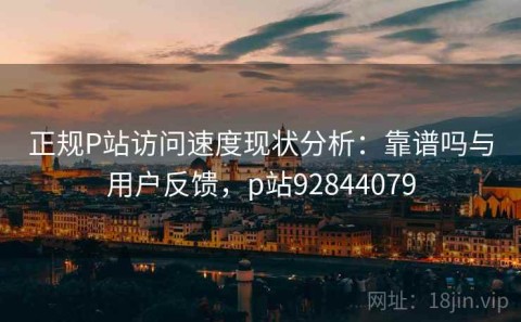 正规P站访问速度现状分析：靠谱吗与用户反馈，p站92844079