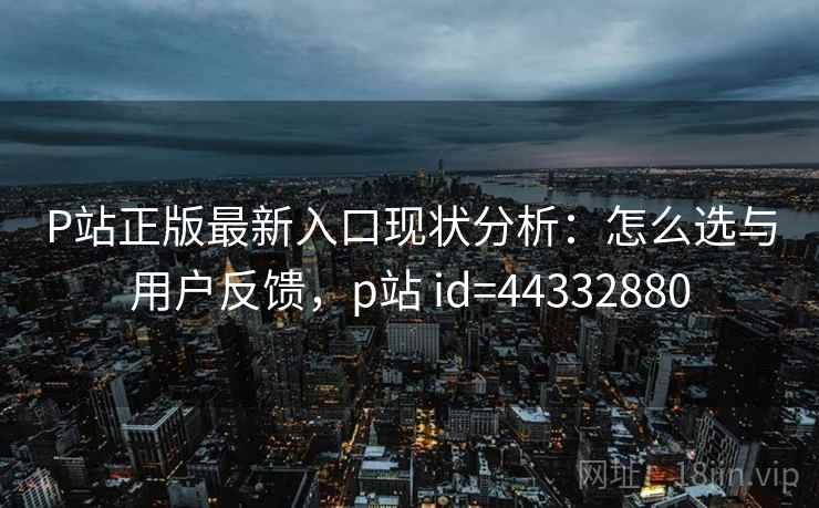 P站正版最新入口现状分析：怎么选与用户反馈，p站 id=44332880