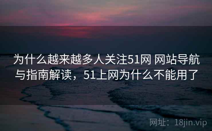 为什么越来越多人关注51网 网站导航与指南解读，51上网为什么不能用了