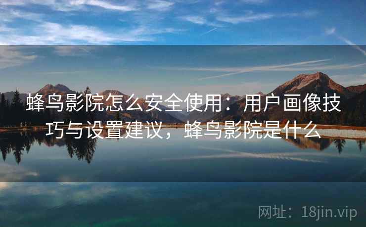 蜂鸟影院怎么安全使用：用户画像技巧与设置建议，蜂鸟影院是什么