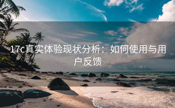 17c真实体验现状分析:如何使用与用户反馈 17c真实体验现状分析:如何使用与用户反馈