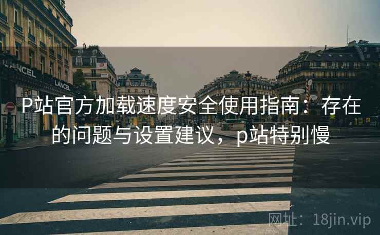 P站官方加载速度安全使用指南:存在的问题与设置建议,p站特别慢 P站官方加载速度安全使用指南:存在的问题与设置建议,p站特别慢