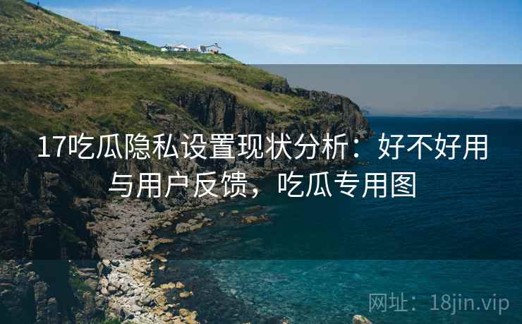 17吃瓜隐私设置现状分析:好不好用与用户反馈,吃瓜专用图 17吃瓜隐私设置现状分析:好不好用与用户反馈,吃瓜专用图